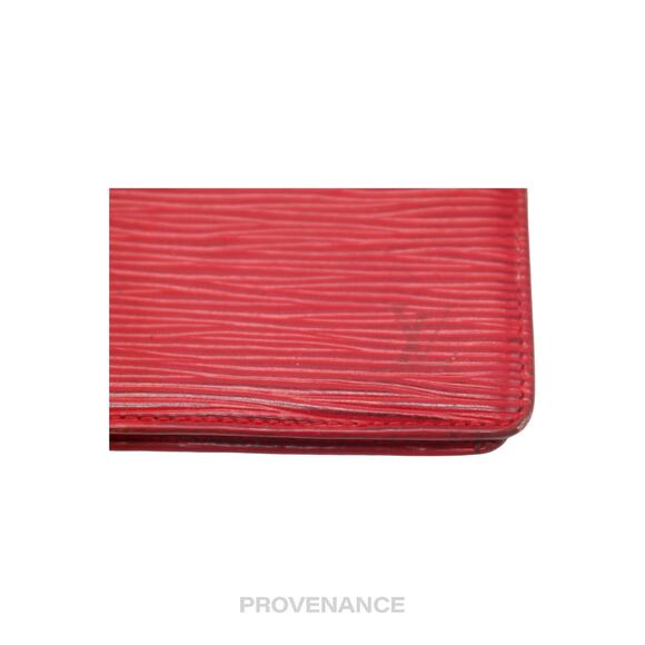 🔴 Louis Vuitton 6CC Bifold Wallet - Red Epi Leather - Picture 5 of 9